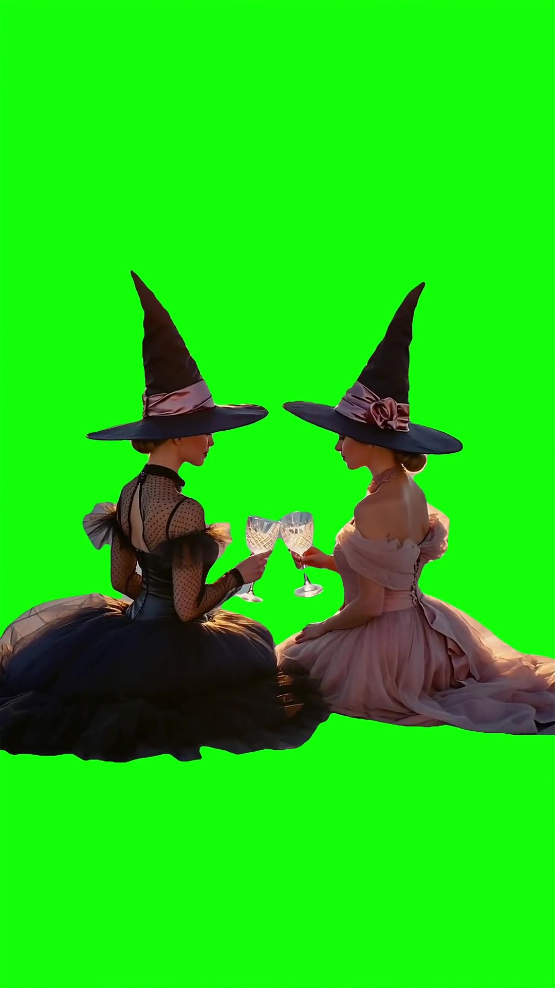 2 witches cheering