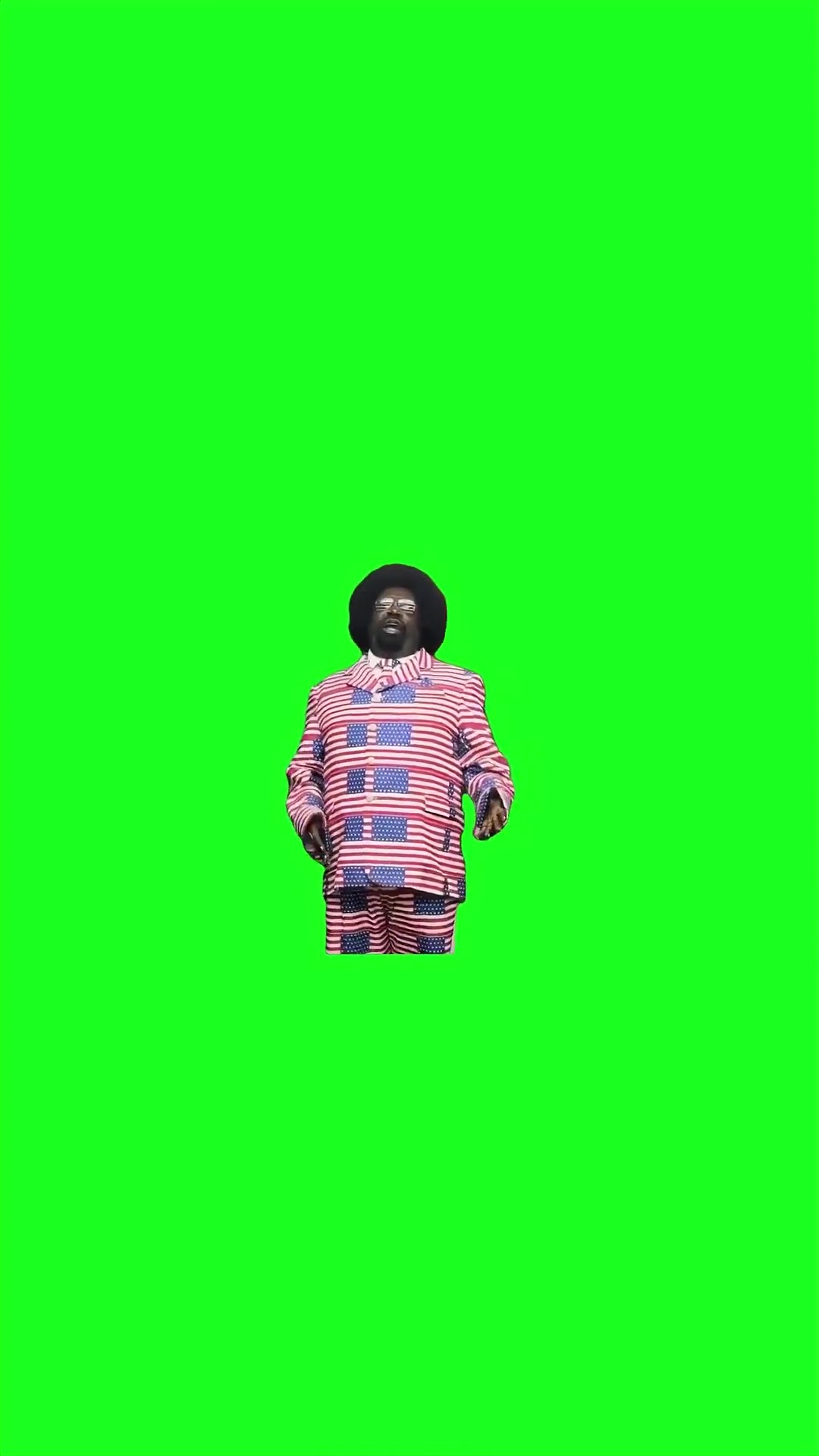 Afroman SOB green screen