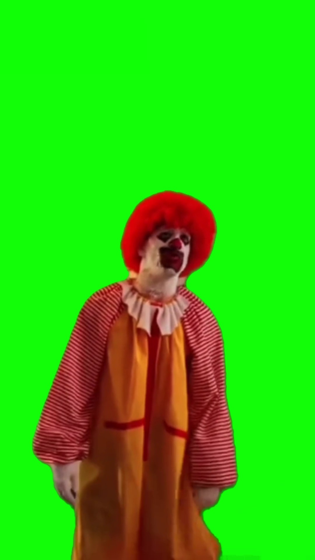 Angry Clown Rage green screen
