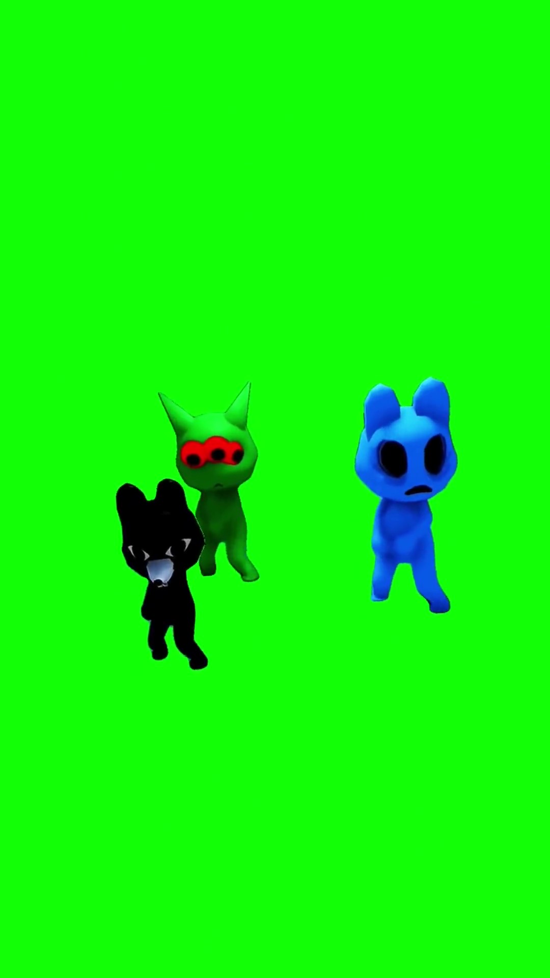 Animal Hospital Characters Dancing green screen