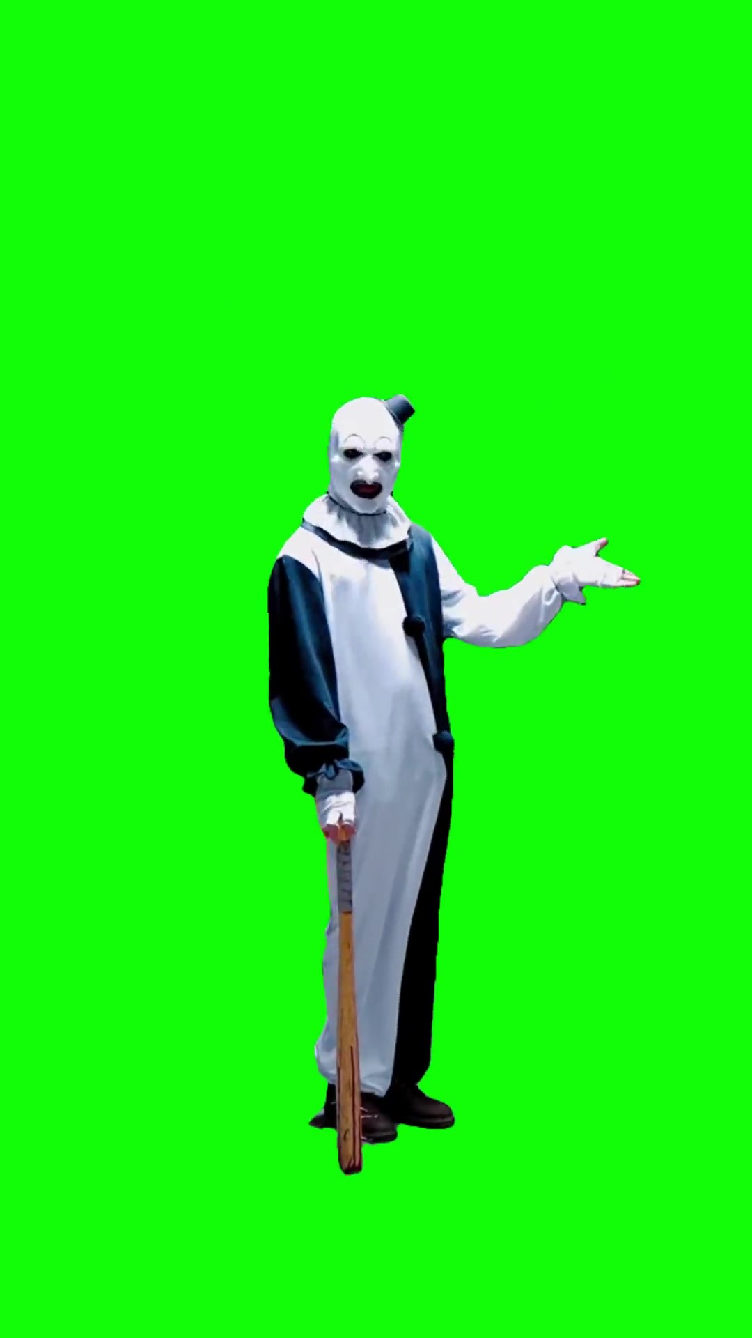 Art The Clown Dance green screen