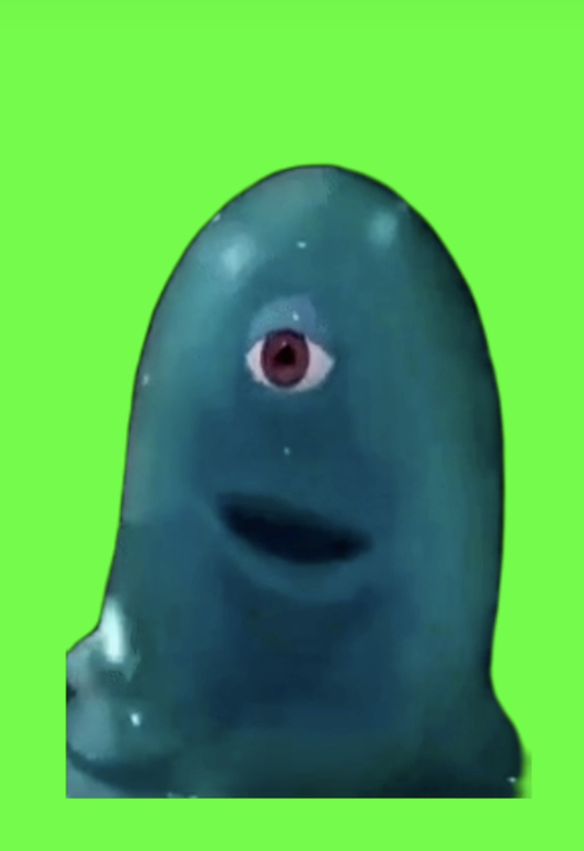 B.O.B. Staring green screen