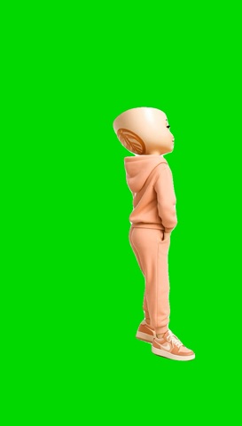 Ballerina Bombaye Dance green screen