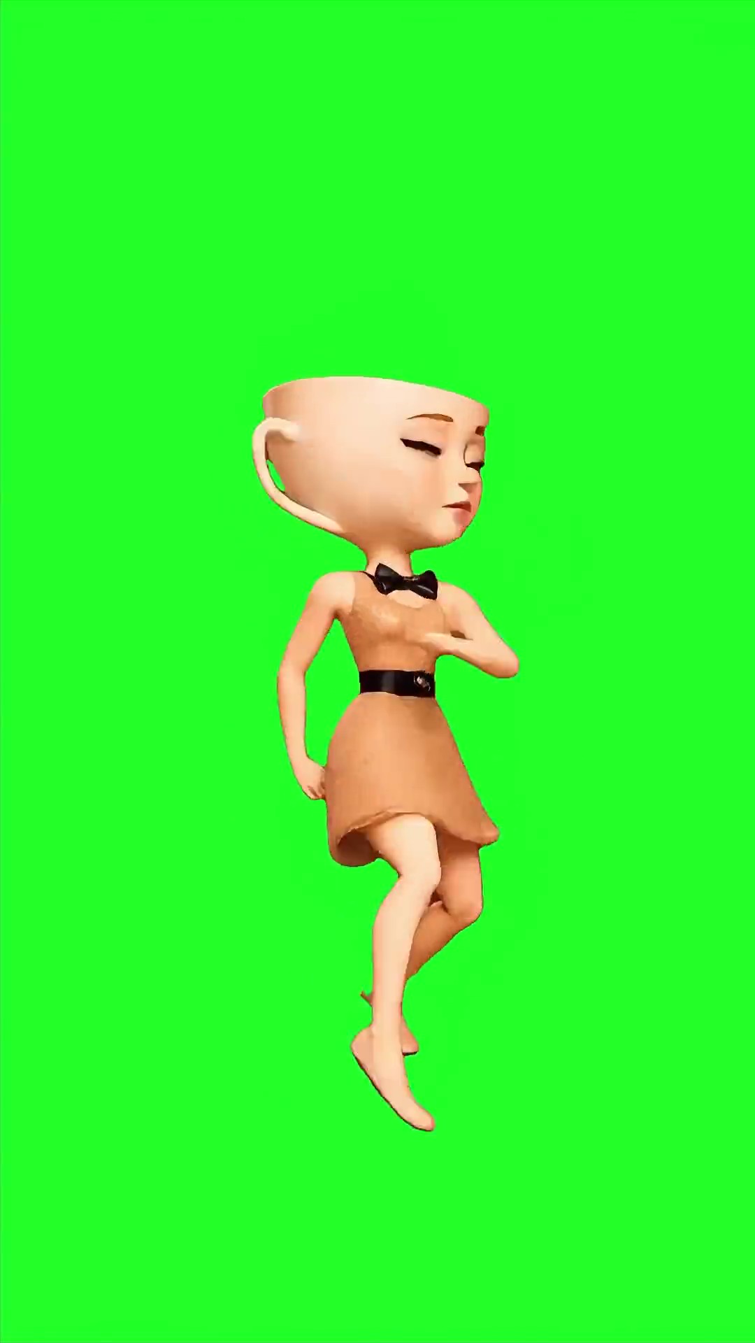 Ballerina Ego Boost Dance green screen