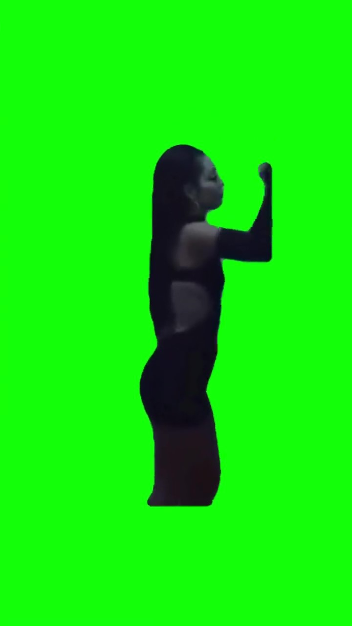 Banging on the door loudly green screen