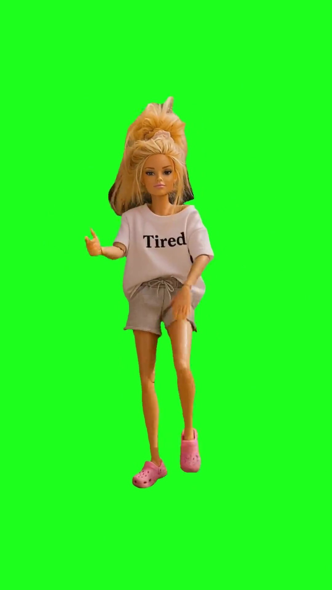 Barbie Dancing green screen