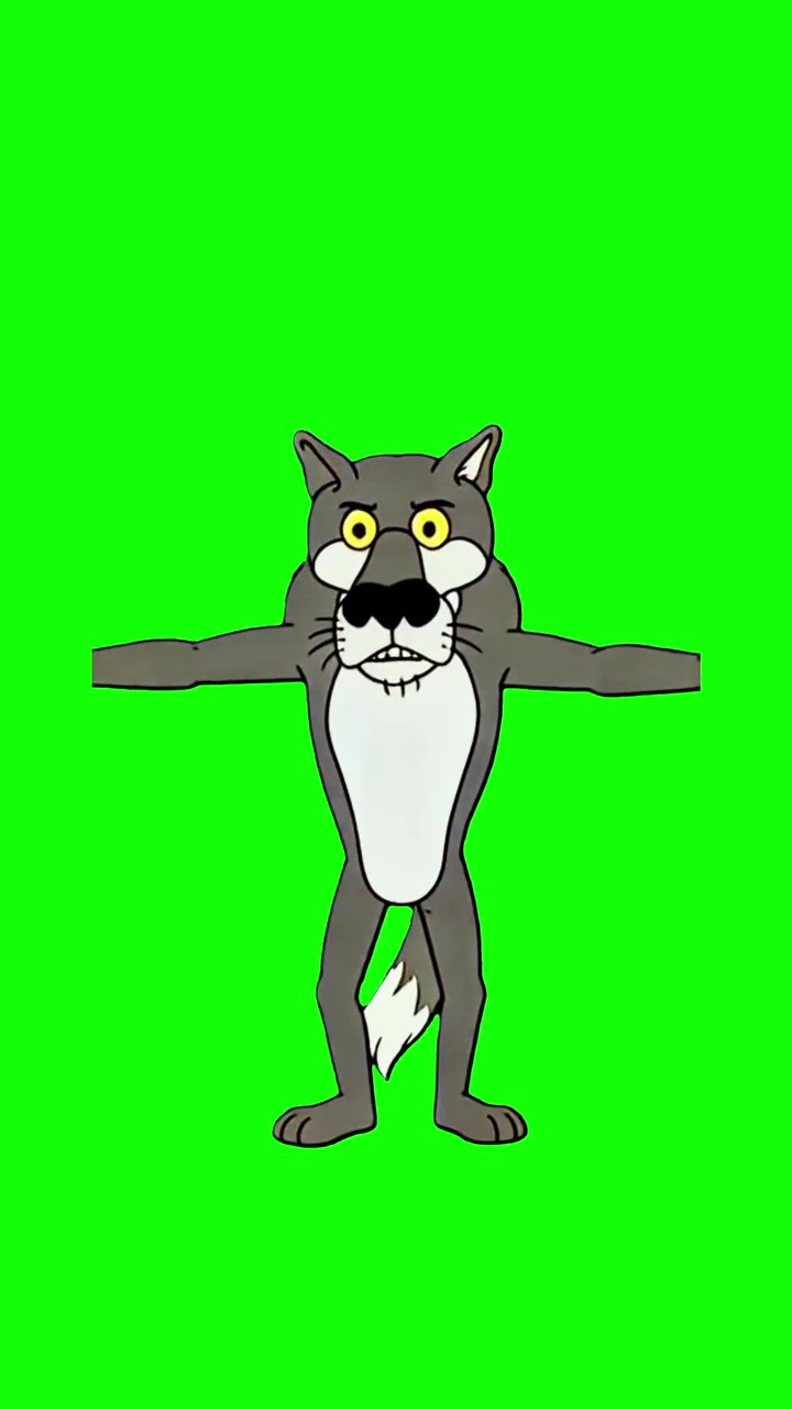 Big Bad Wolf  green screen