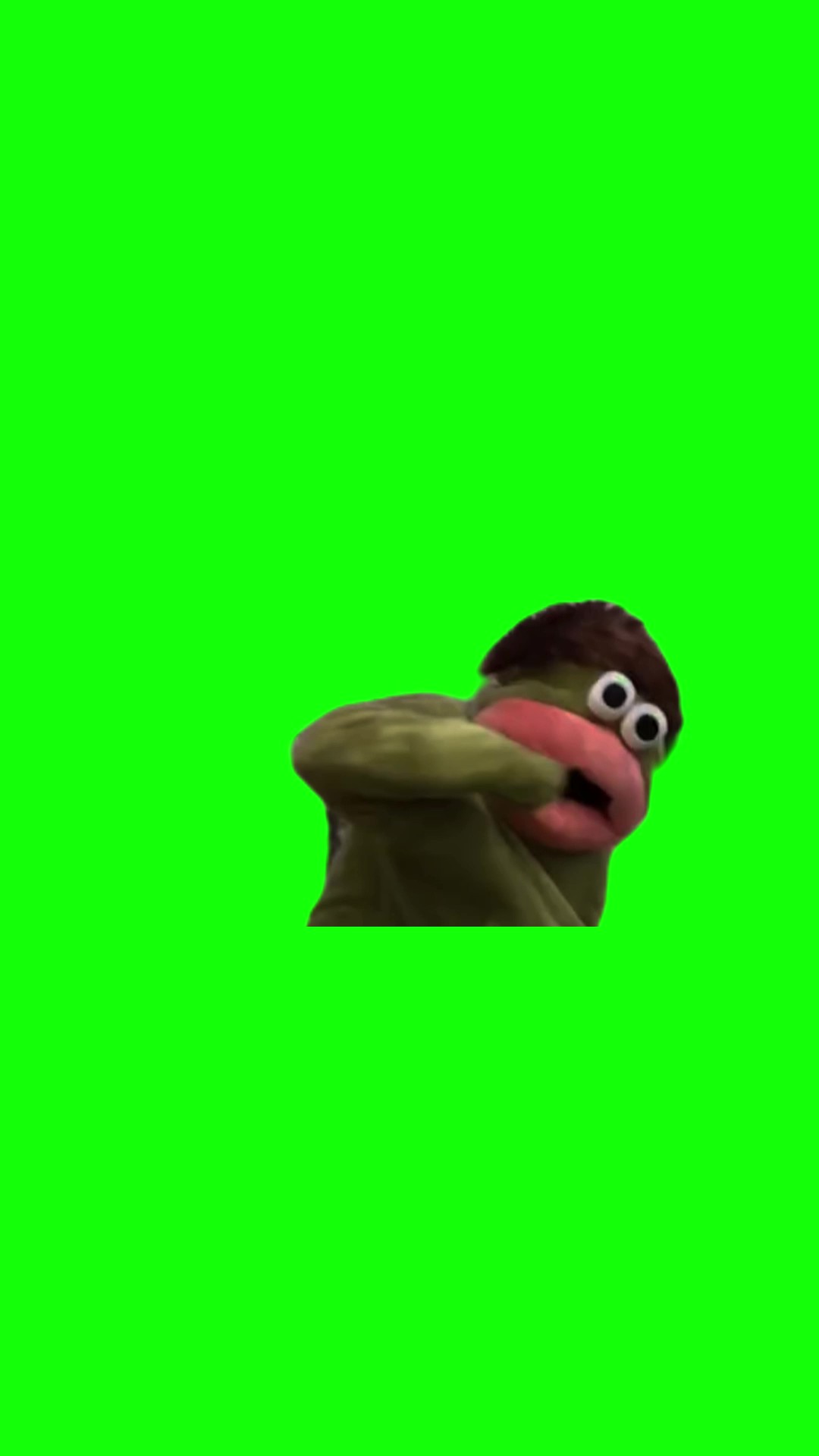 Big Mouth Monster Boxing green screen