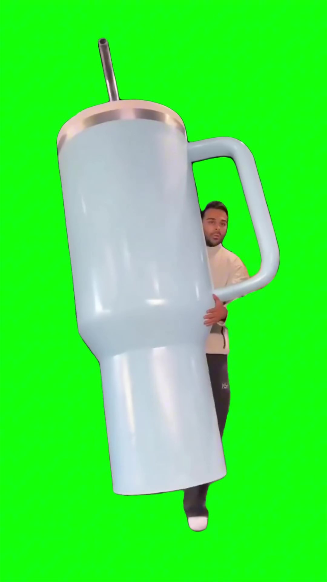 Big Sippy Cup green screen