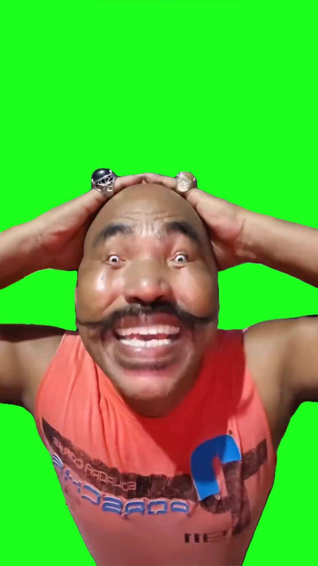 Big boom in the room green screen