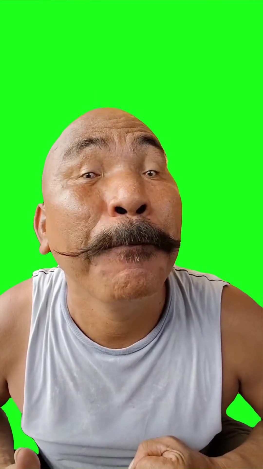 Big boom in the room green screen