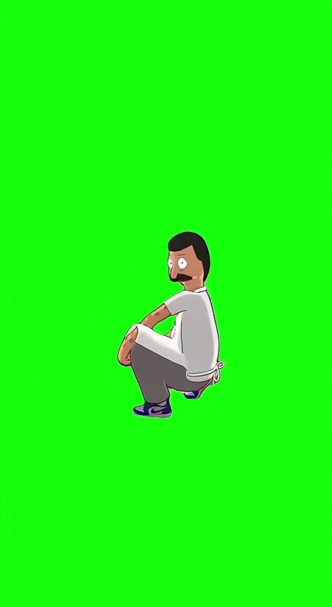 Bobs burger 7 rings dance green screen