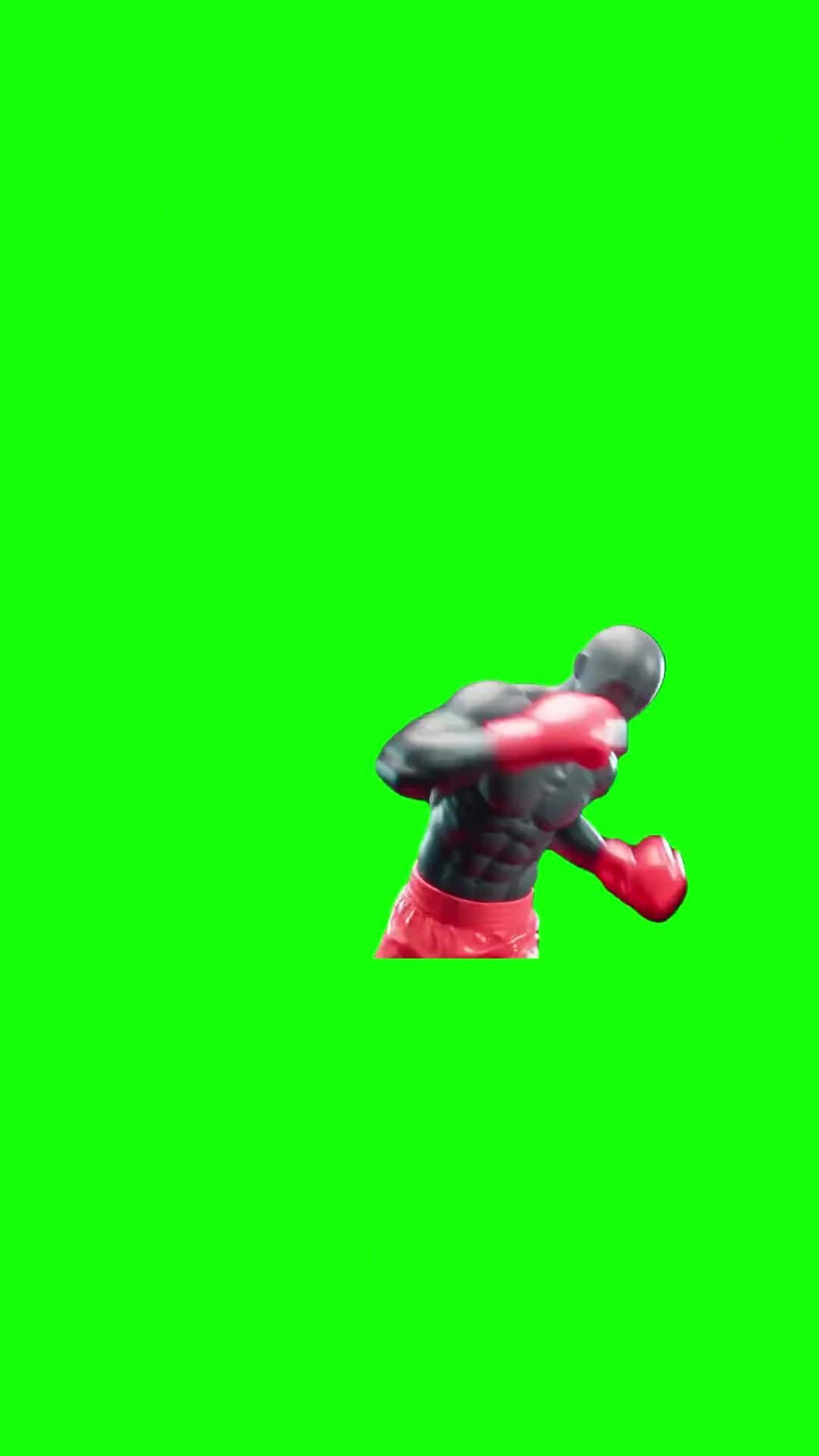 Boxing trend green screen