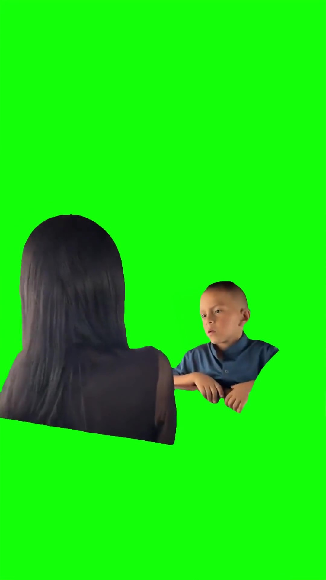 Boy staring at girl