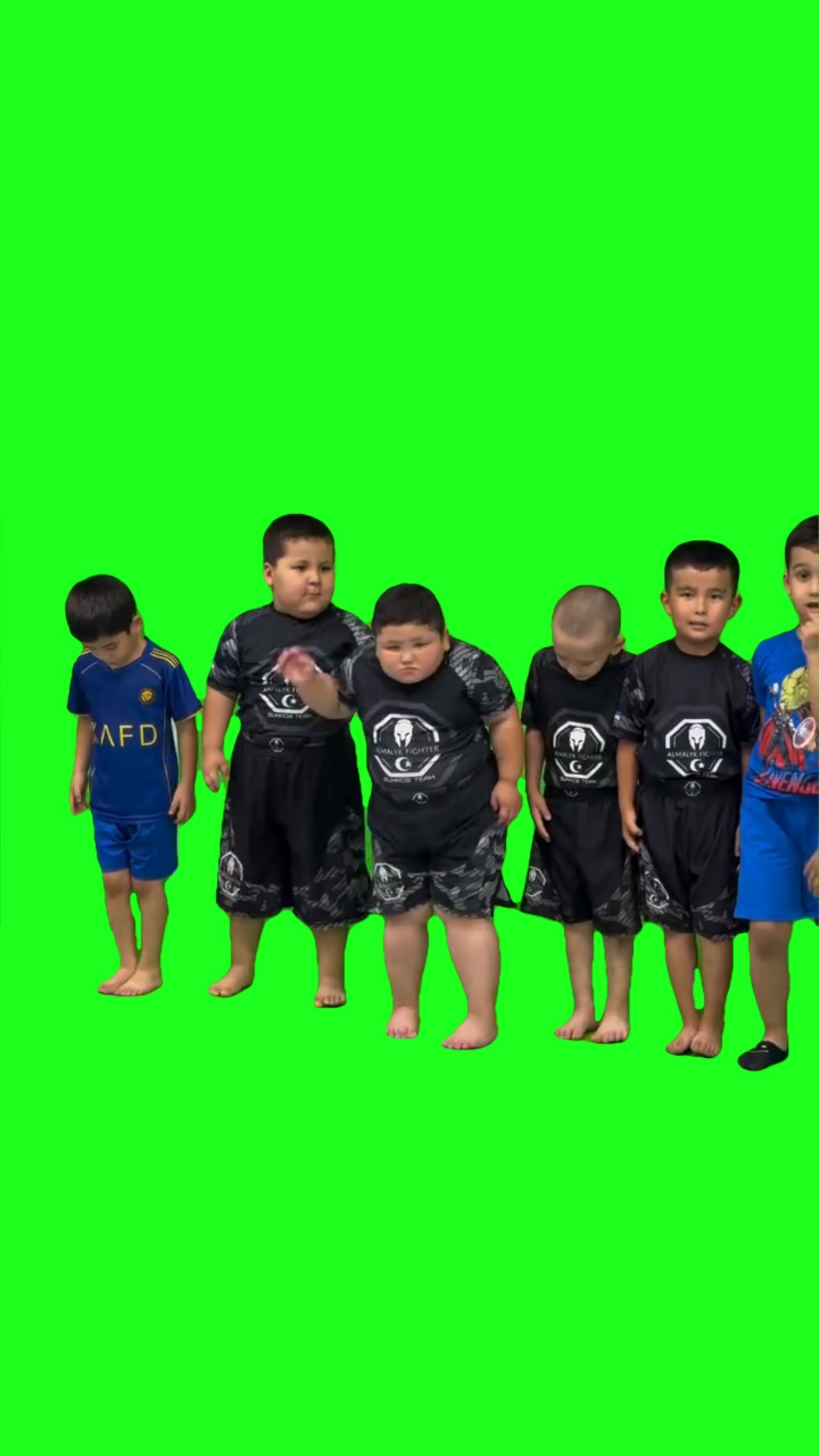 Bro gets slapped  green screen