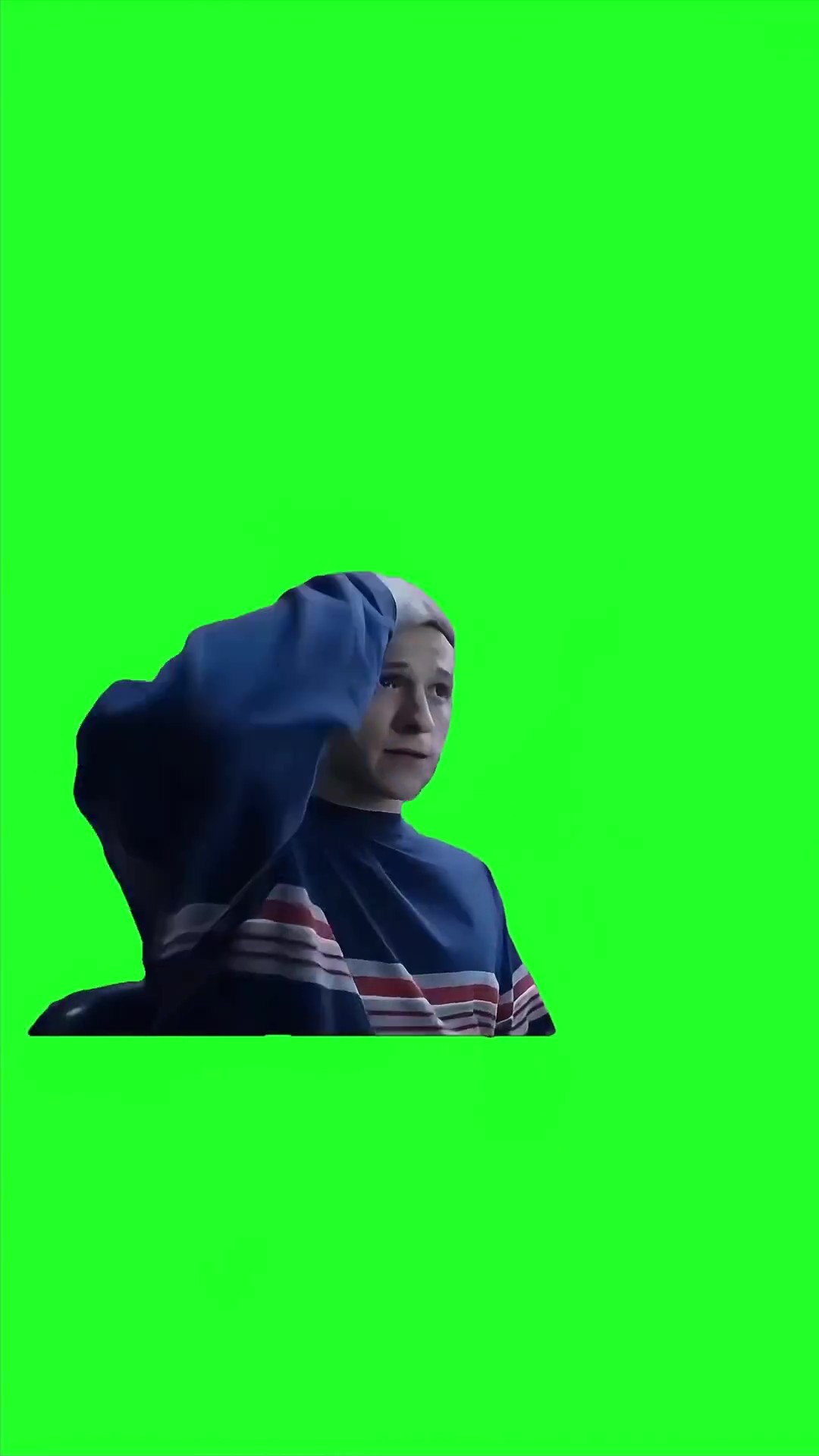 Bro locked in green screen