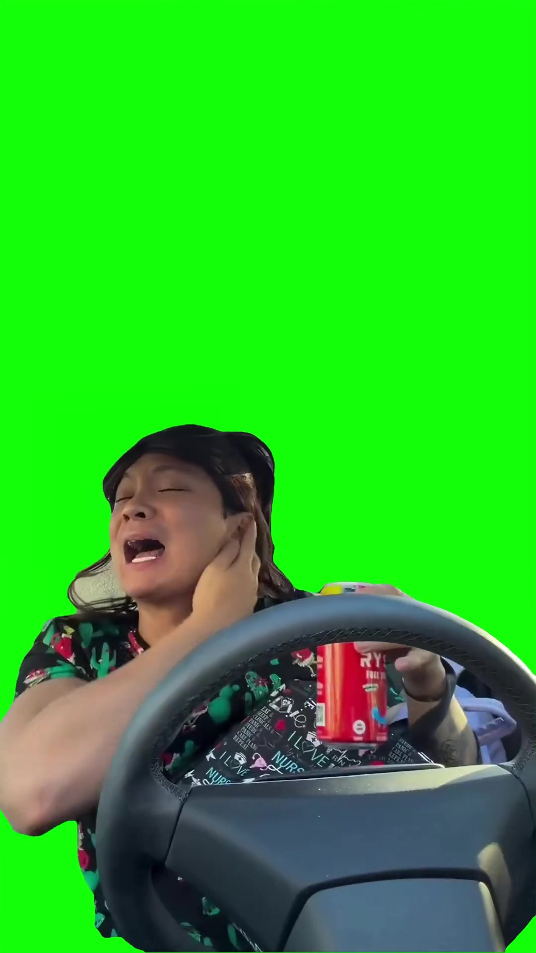Broke af green screen
