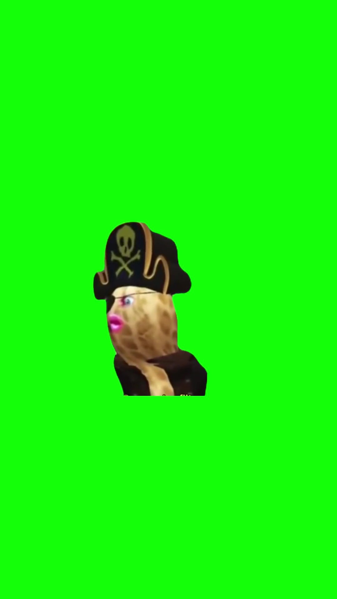 Burntpeanut Shocked green screen