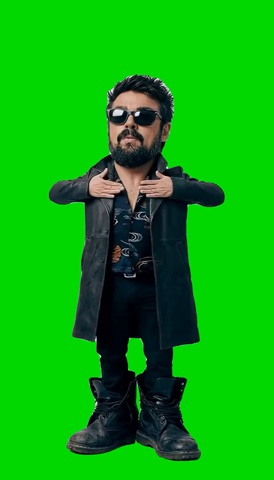 Butcher Hush green screen