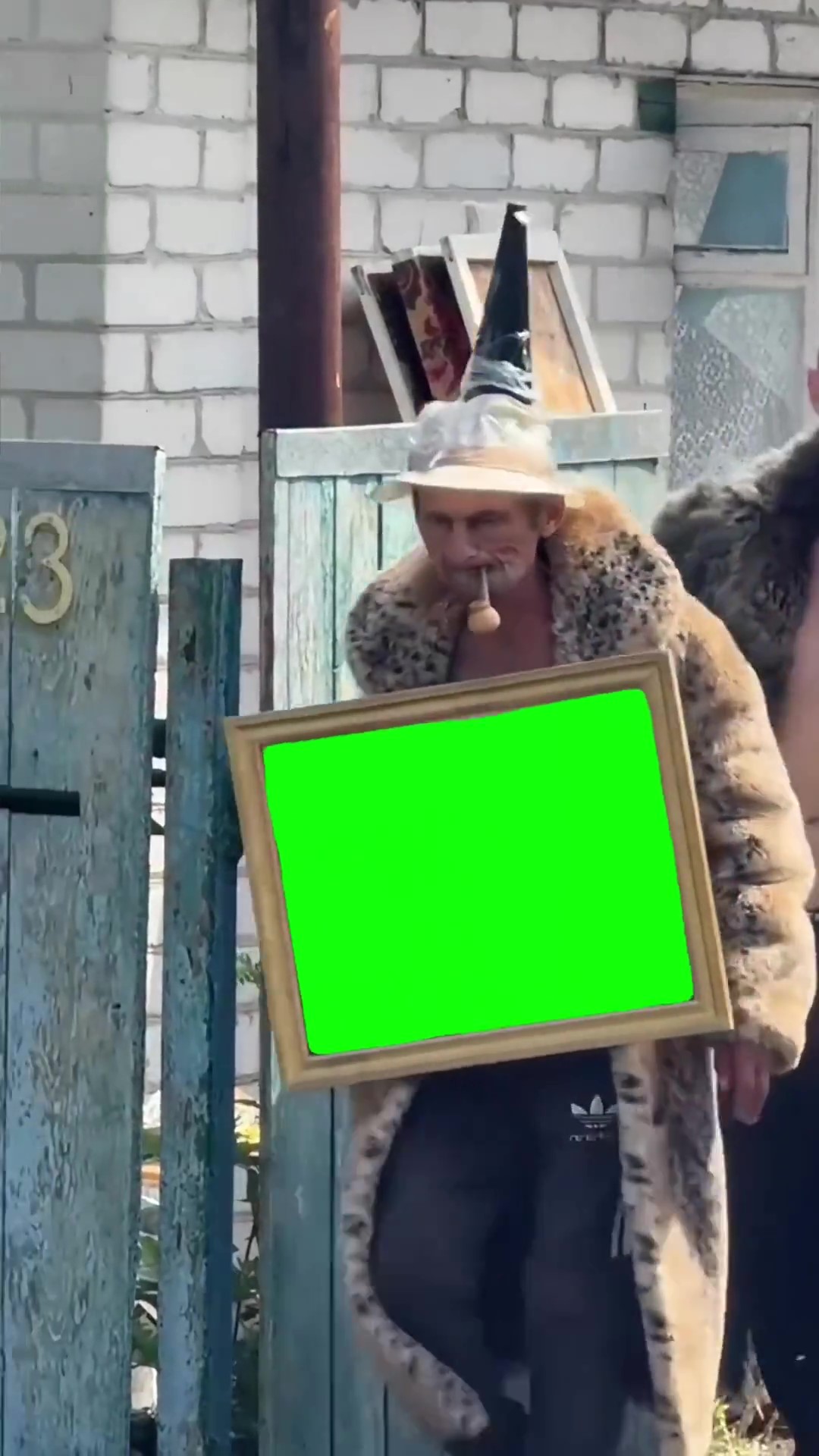 Carrying painting