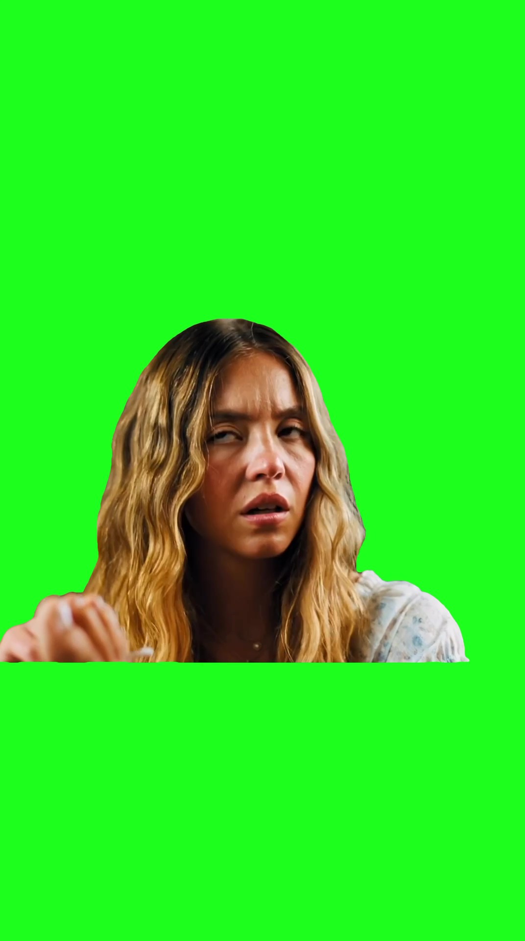 Cassie From Euphoria “I feel Sick” green screen
