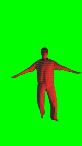 Cheba Man Electro Dance green screen
