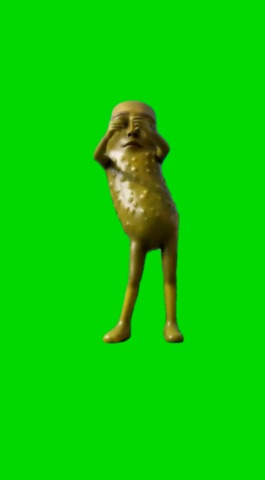 Cheerleader Pickle Tung green screen