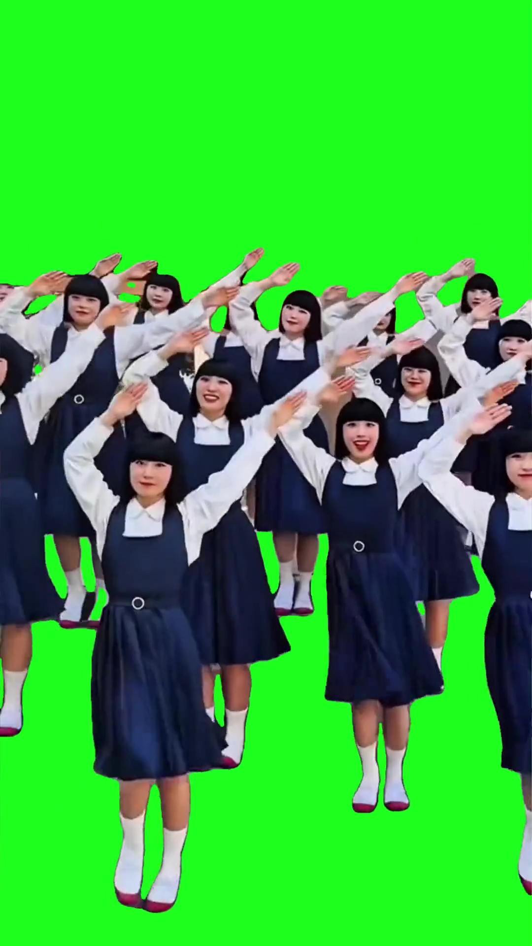 Chickenhead dance green screen