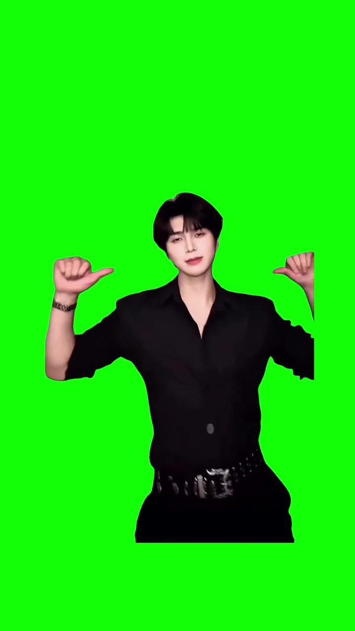 Chinese Boy Dancing  green screen
