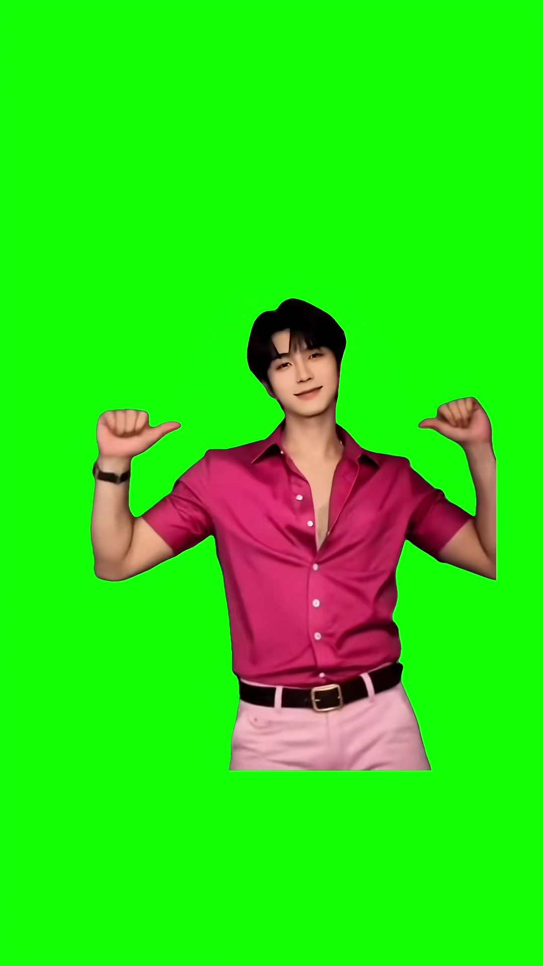 Chinese Boy Dancing green screen