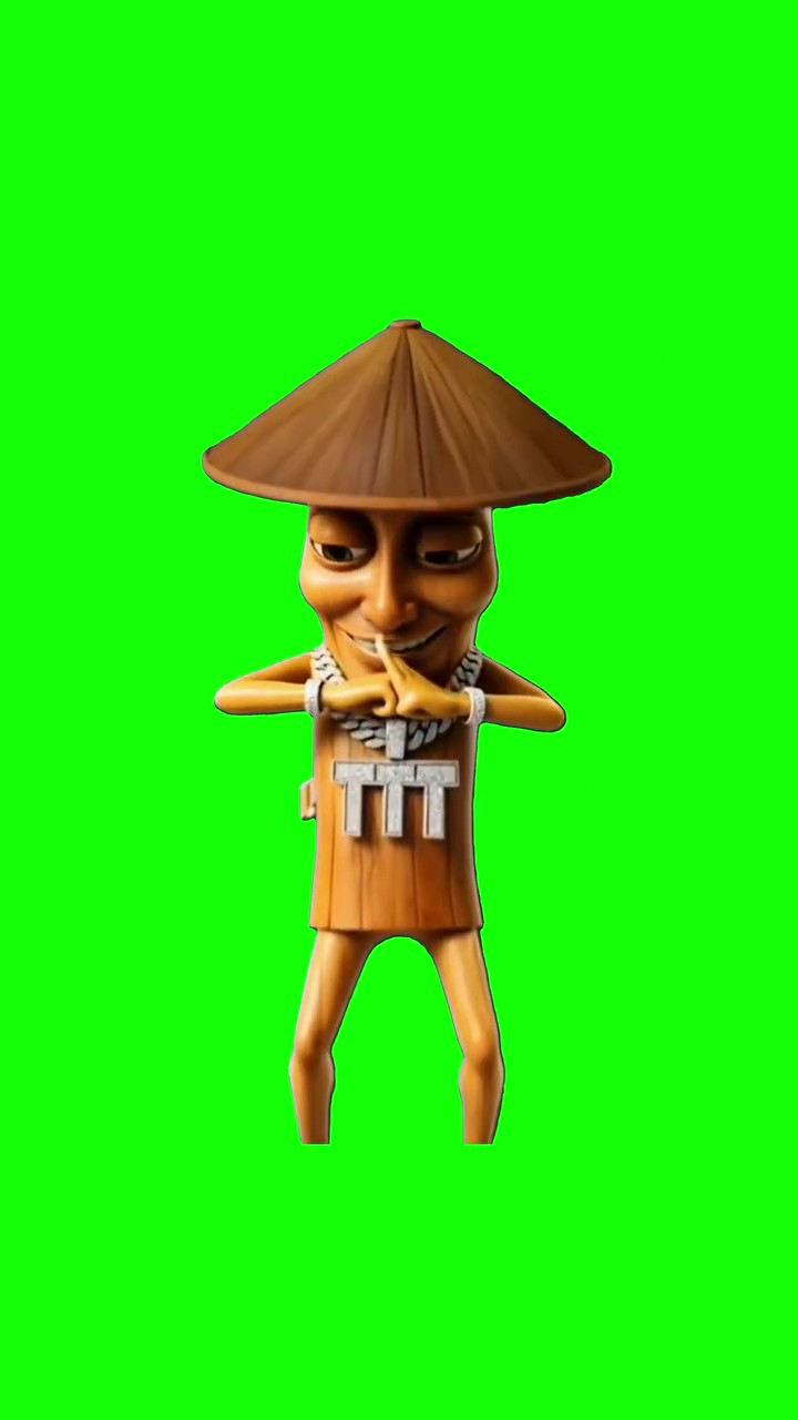 Chinese Trend Dance green screen