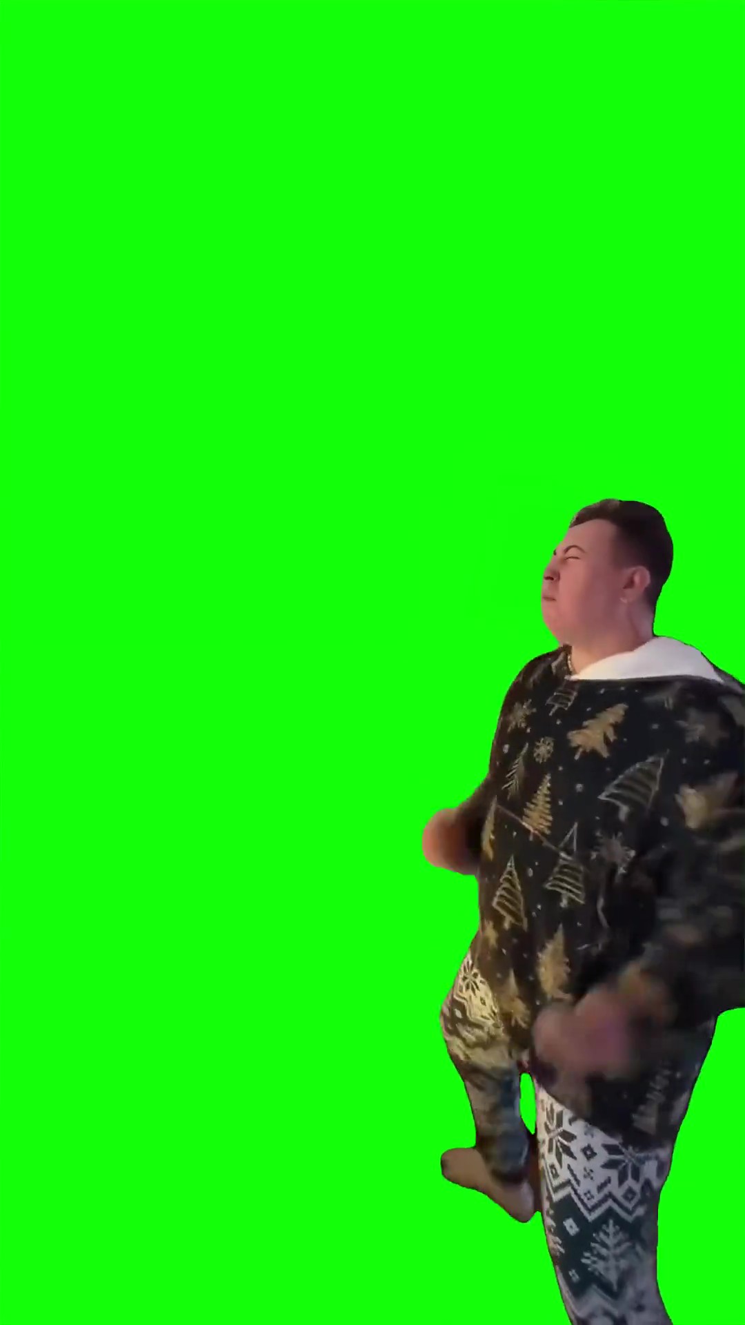 Christmas is back green screen