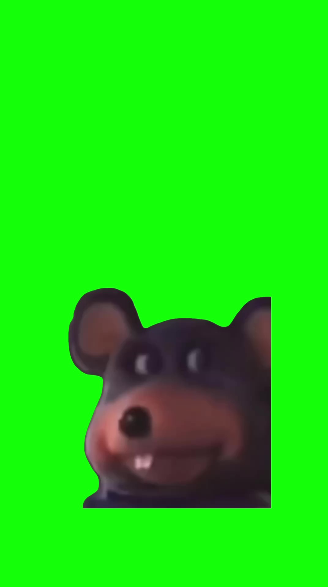 Chuck e Cheese Side eye green screen