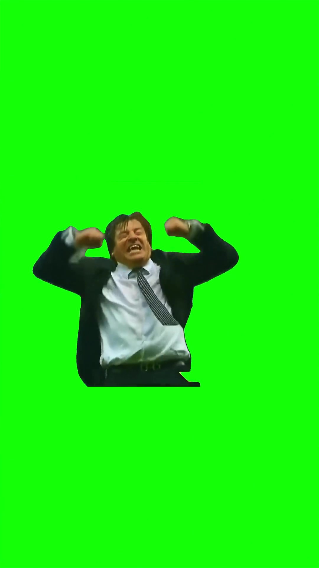 Coach celebration green screen