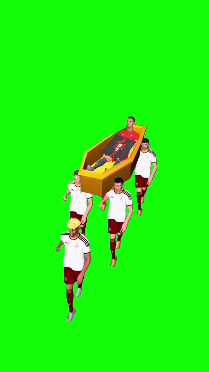 Coffin Dance Ronaldo green screen