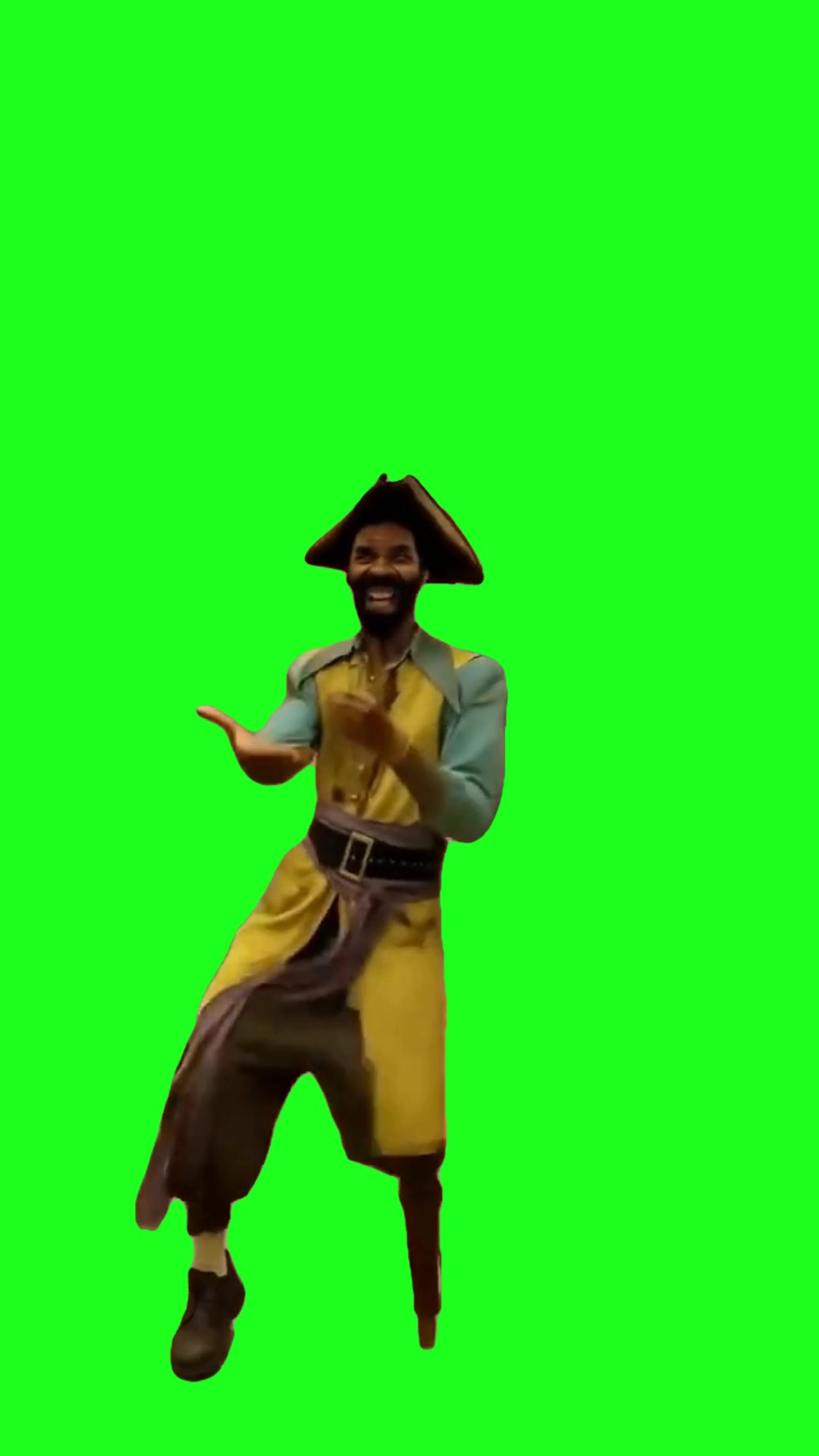 Cpt clark dancing green screen