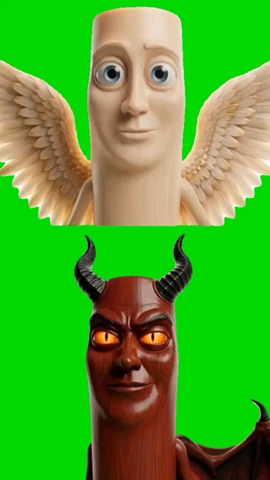 Cuz Were Playing Bendy Angel And Dev green screen