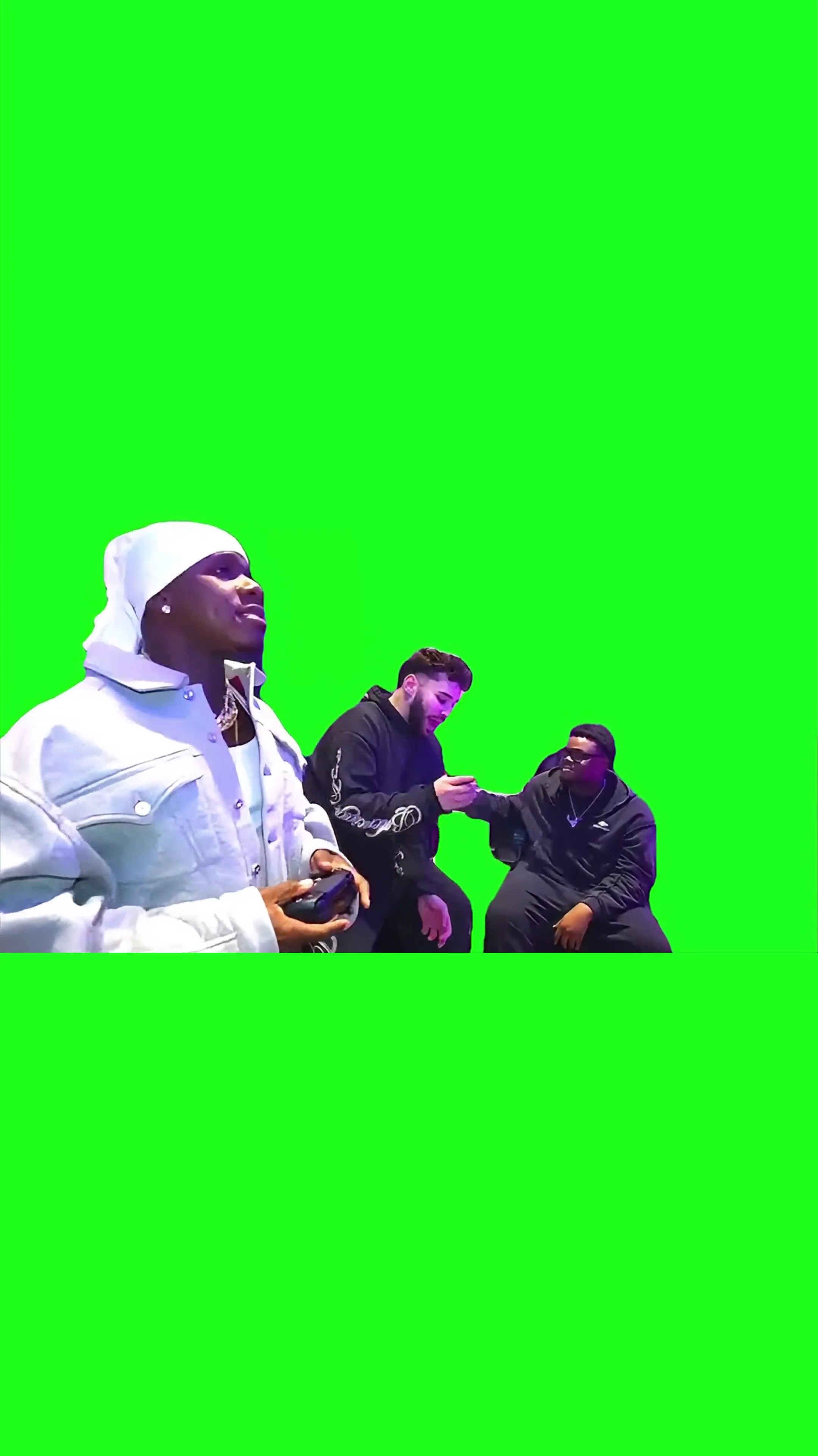 Dababy shut the f up green screen