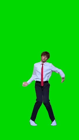 Dan Dancing To Mr Beast green screen