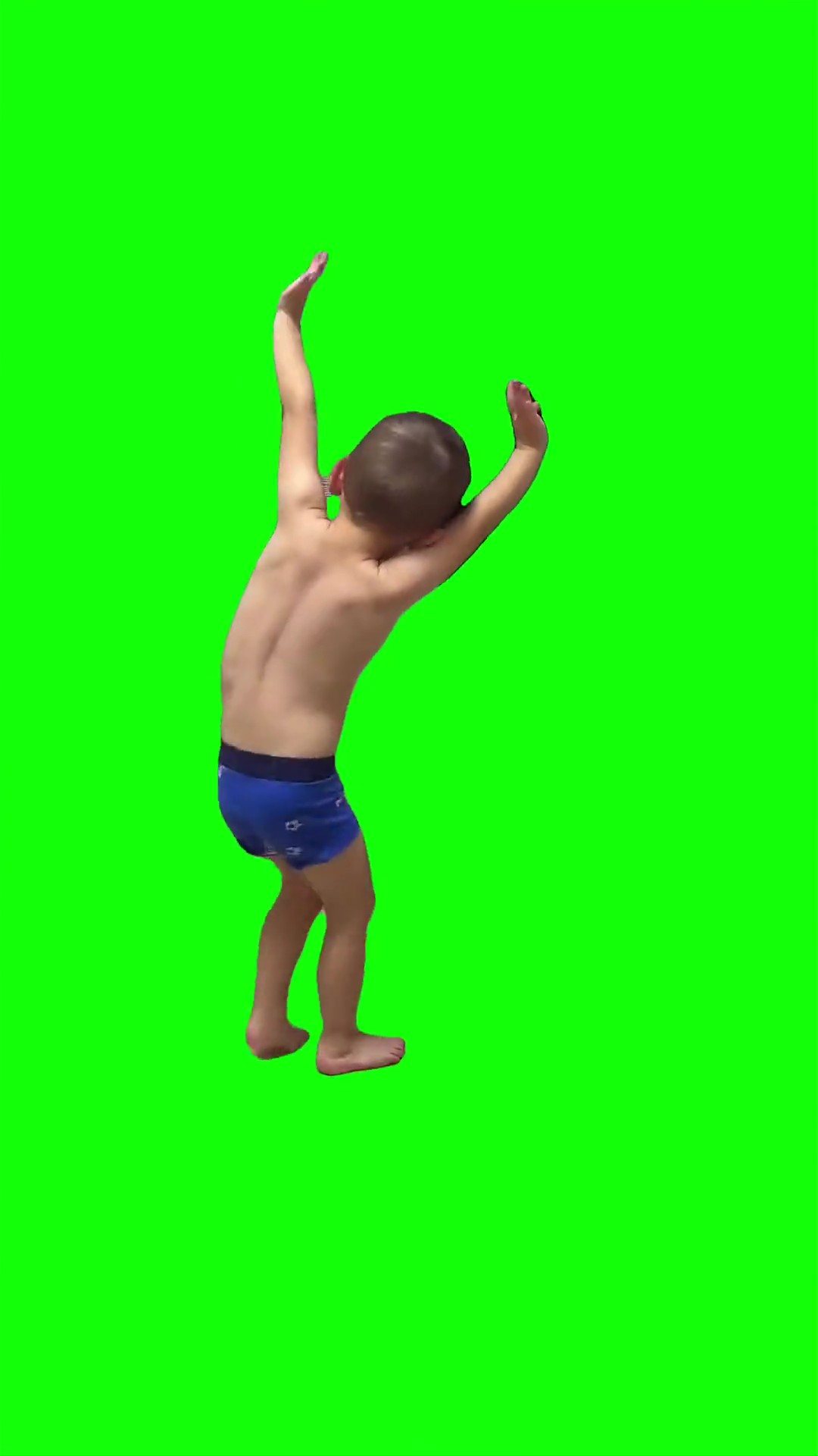 Dancing Kid green screen