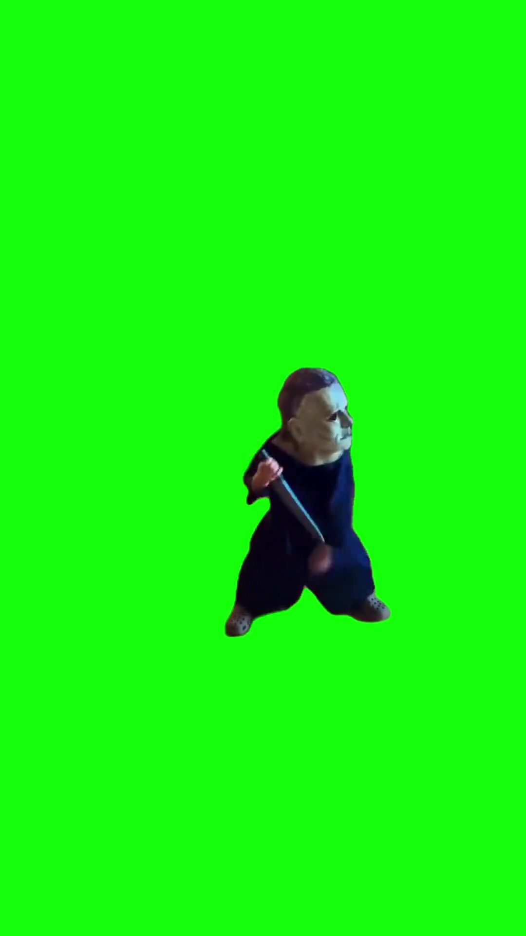 Dancing Mini Michael Myers Halloween green screen