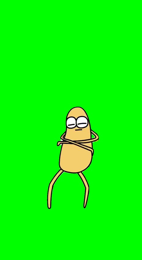Dancing Potato green screen