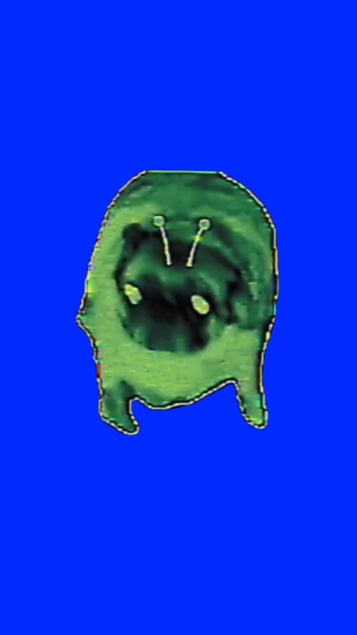 Dancing at the ghetto Alien pug green screen