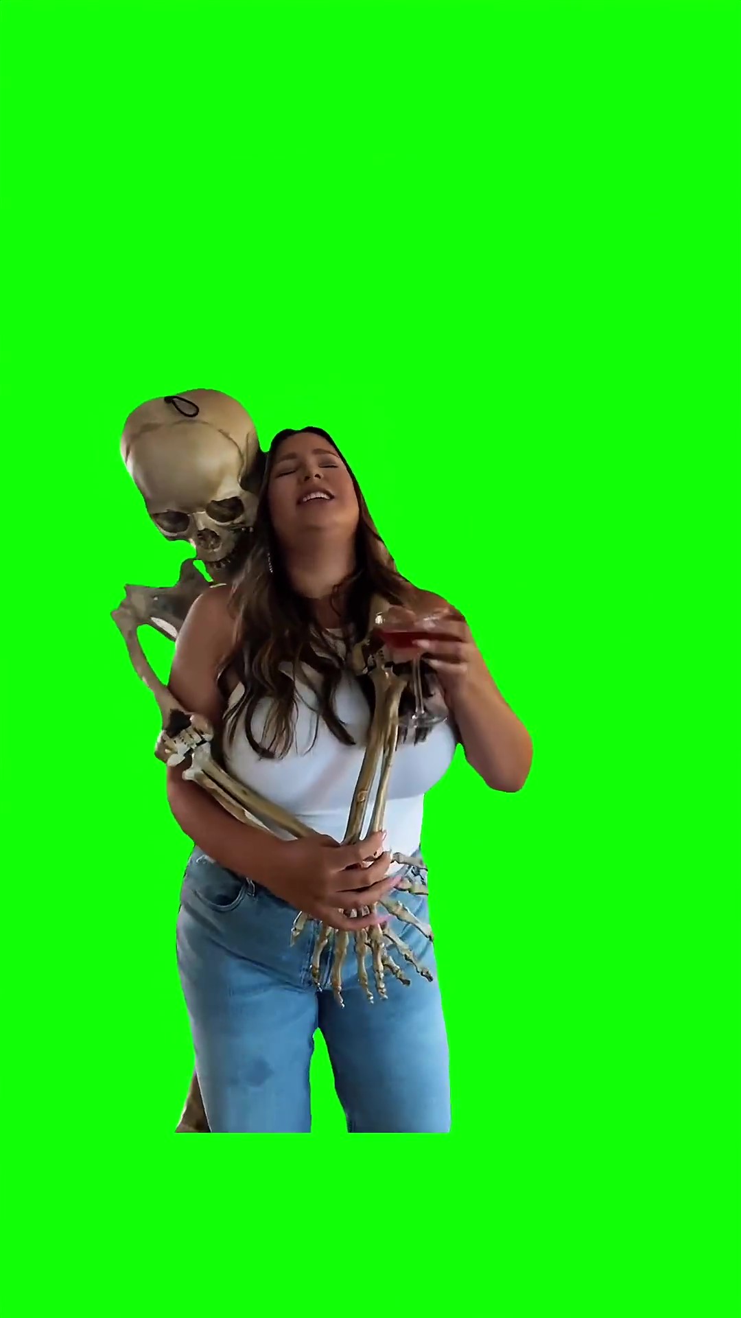 Dancing with skeleton