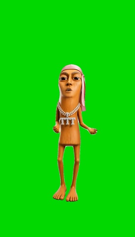 Deep Sea Diver Triple T Short Dance green screen