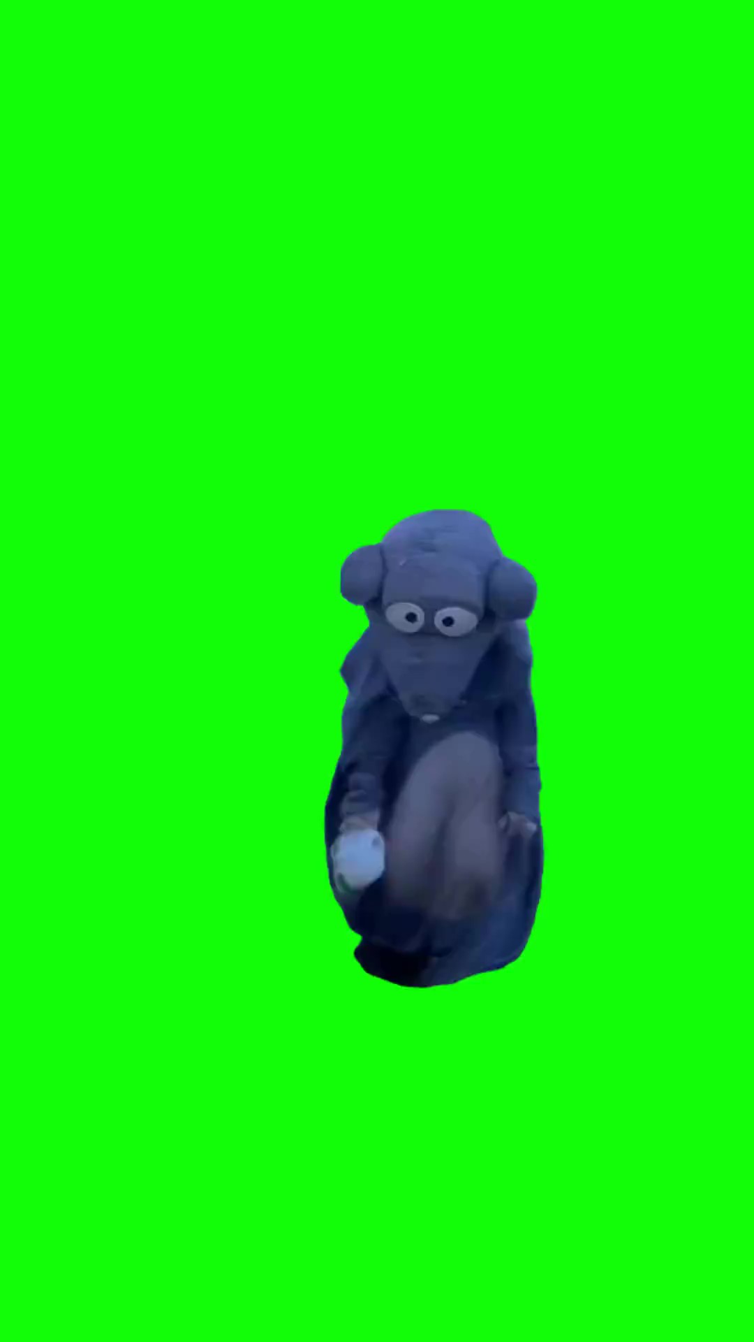 Depressed Rat green screen