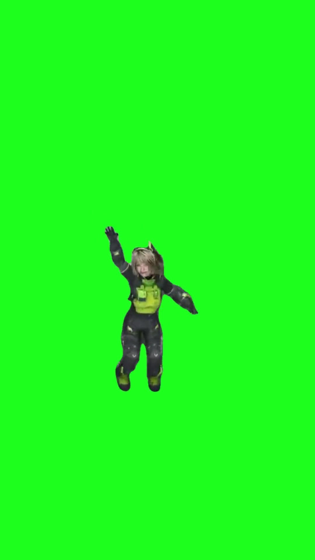 Diana Dancing green screen