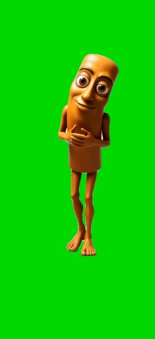 Dirty laundry Tung Tung green screen