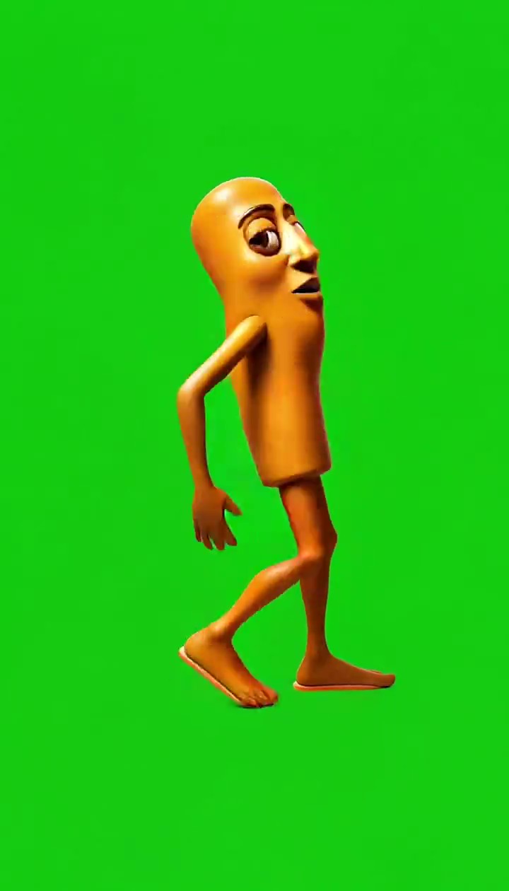 Don’t put banana in my buttt  green screen