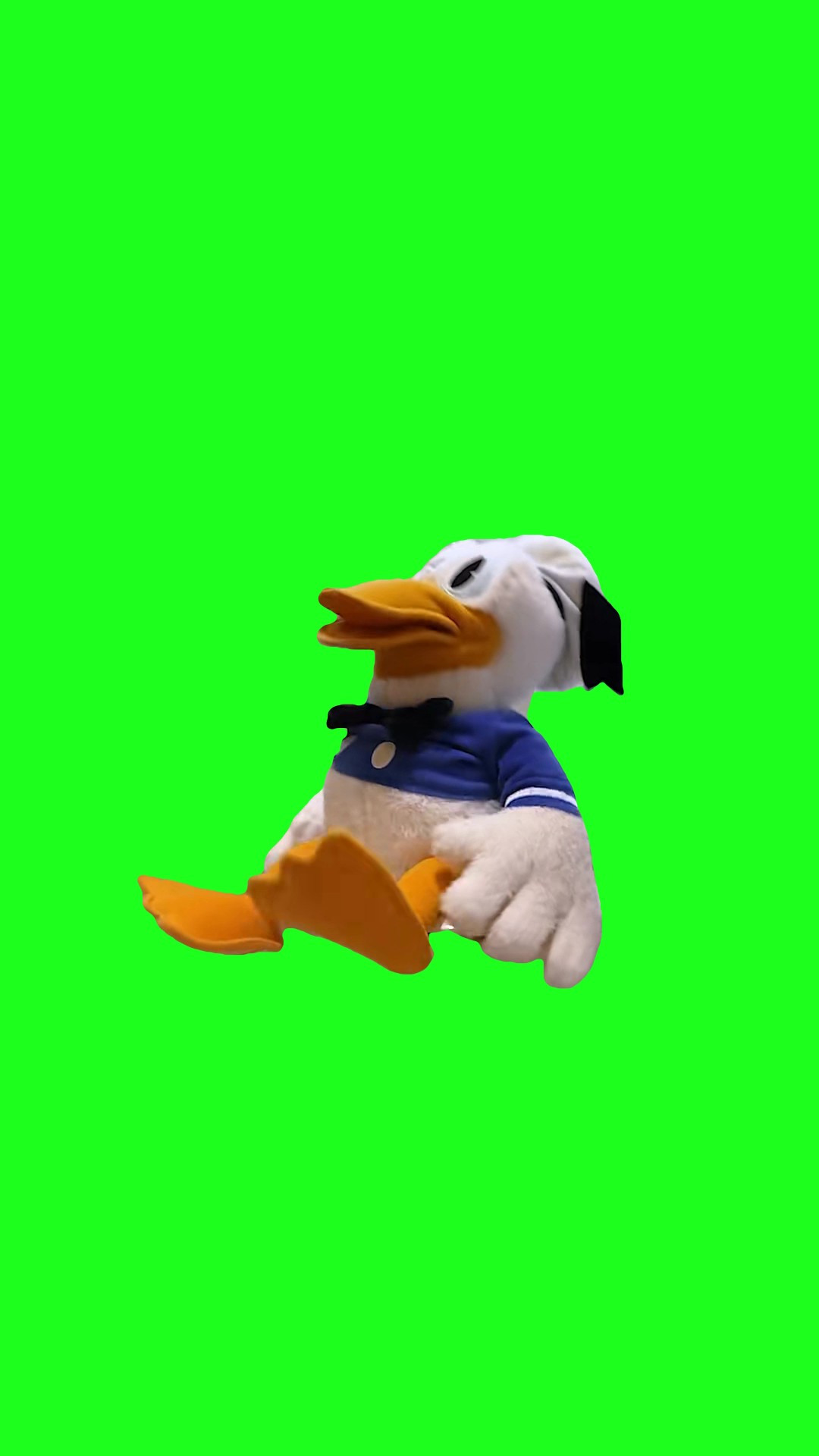 Donald Ducks Toilet Trouble green screen